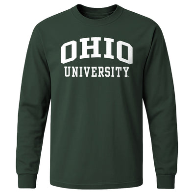 Ohio University Classic Long Sleeve T-Shirt (Hunter Green)
