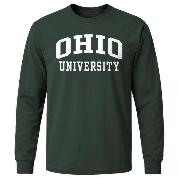 Ohio University Classic Long Sleeve T-Shirt (Hunter Green)