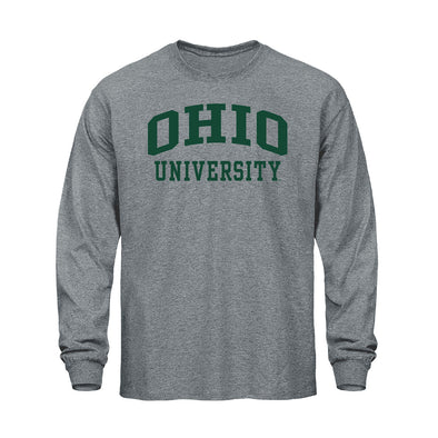 Ohio University Classic Long Sleeve T-Shirt (Charcoal Grey)