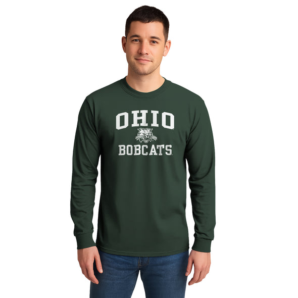 Ohio University Heritage Long Sleeve T-Shirt (Hunter Green)