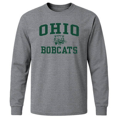 Ohio University Heritage Long Sleeve T-Shirt (Charcoal Grey)