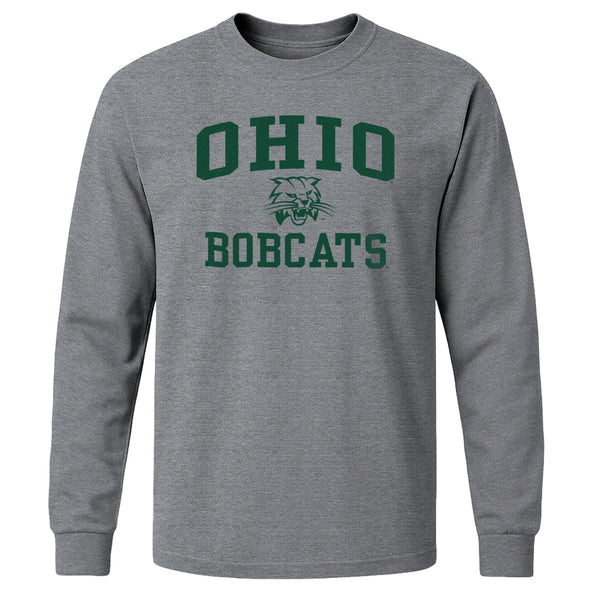 Ohio University Heritage Long Sleeve T-Shirt (Charcoal Grey)