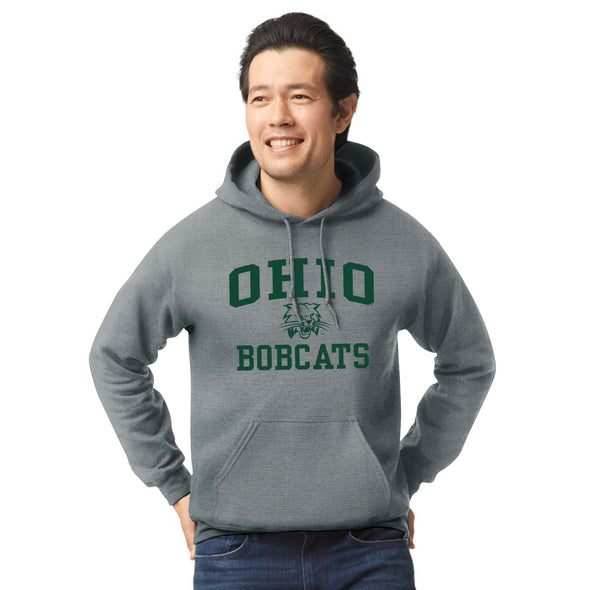 Ohio University Heritage Hooded Sweatshirt (Charcoal Grey)