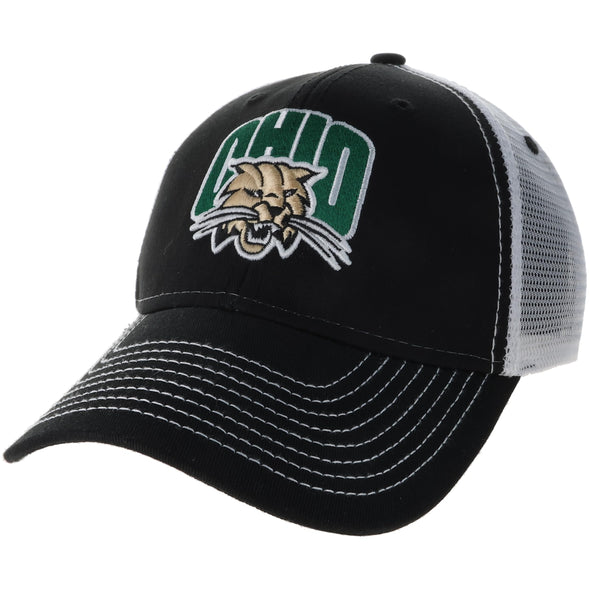 Ohio University Sideline Trucker Hat One-Size (Black/White)