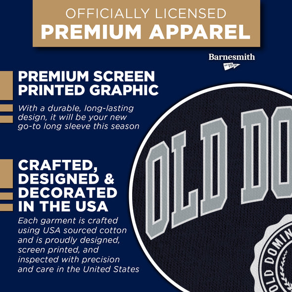 Old Dominion University Heritage Long Sleeve T-Shirt (Navy)