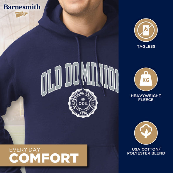 Old Dominion University Heritage Hooded Sweatshirt (Navy)