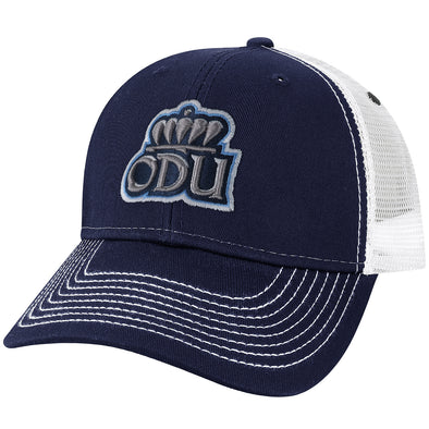 Old Dominion University Sideline Trucker Hat One-Size (Navy/White)