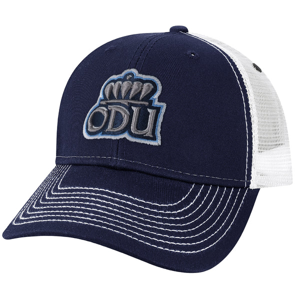 Old Dominion University Sideline Trucker Hat One-Size (Navy/White)
