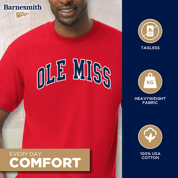 University of Mississippi Ole Miss Classic T-Shirt (Red)