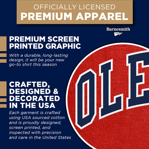 University of Mississippi Ole Miss Classic T-Shirt (Red)