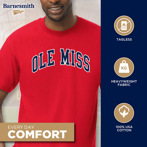 University of Mississippi Ole Miss Heritage T-Shirt (Red)