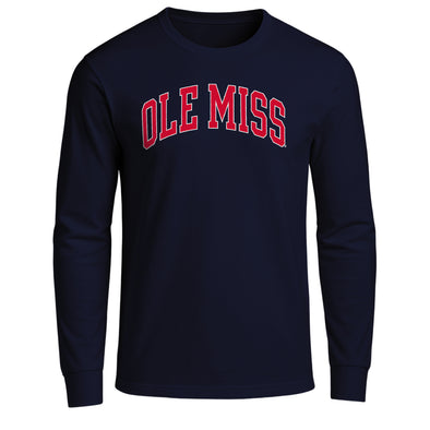 University of Mississippi Ole Miss Heritage Long Sleeve T-Shirt (Navy)