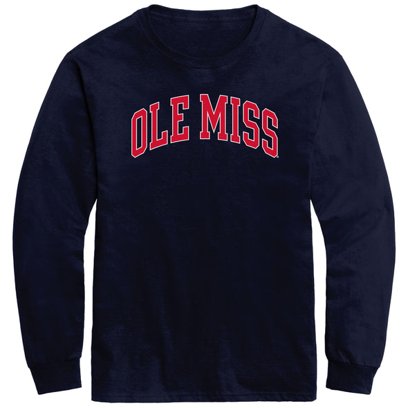 University of Mississippi Ole Miss Heritage Long Sleeve T-Shirt (Navy)