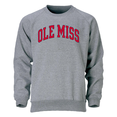 University of Mississippi Ole Miss Heritage Crewneck Sweatshirt (Charcoal)