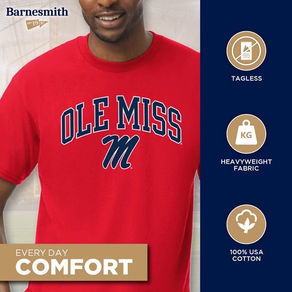 University of Mississippi Ole Miss Spirit T-Shirt (Red)