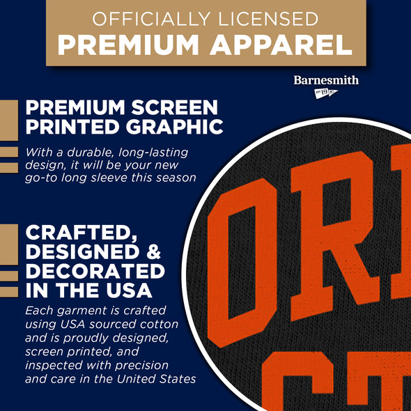 Oregon State University Classic Long Sleeve T-Shirt (Black)