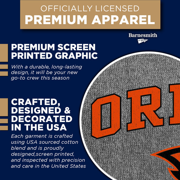 Oregon State University Spirit Sweatshirt (Charcoal Grey)