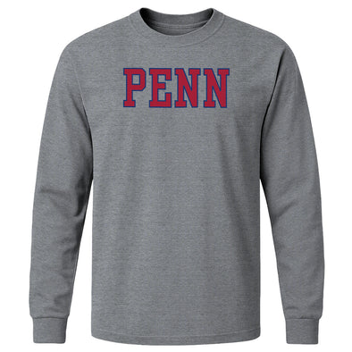 University of Pennsylvania Quakers Penn Classic Long Sleeve T-Shirt (Charcoal Grey)
