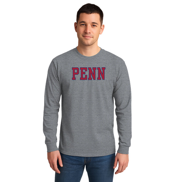 University of Pennsylvania Quakers Penn Classic Long Sleeve T-Shirt (Charcoal Grey)
