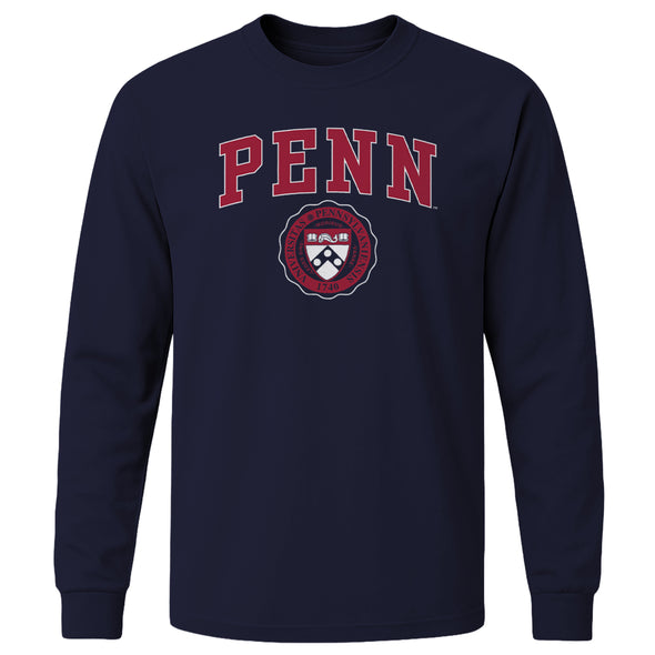 University of Pennsylvania Quakers Heritage Long Sleeve T-Shirt (Navy)