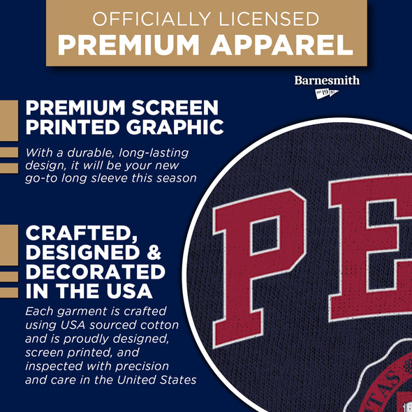 University of Pennsylvania Quakers Heritage Long Sleeve T-Shirt (Navy)