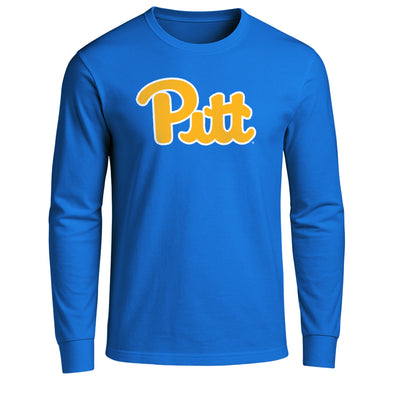 University of Pittsburgh Classic Long Sleeve T-Shirt (Royal Blue)