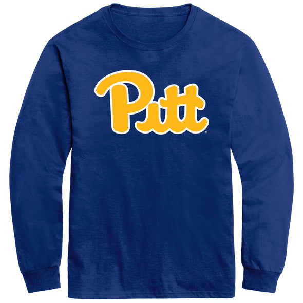 University of Pittsburgh Classic Long Sleeve T-Shirt (Royal Blue)