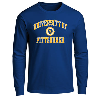 University of Pittsburgh Heritage Long Sleeve T-Shirt (Royal Blue)