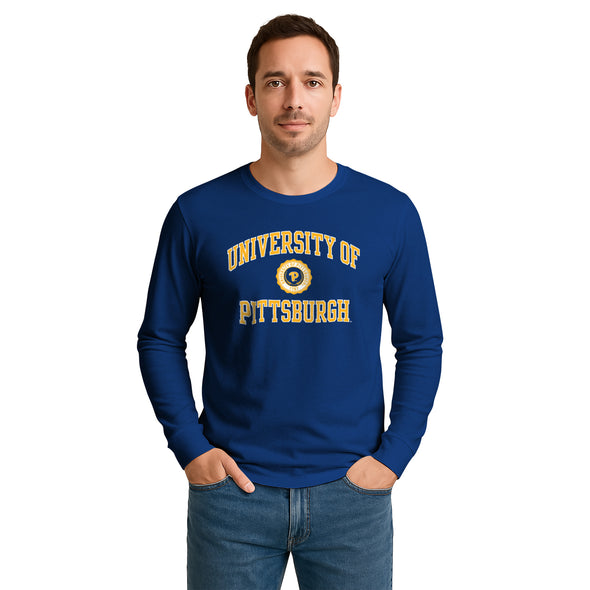 University of Pittsburgh Heritage Long Sleeve T-Shirt (Royal Blue)