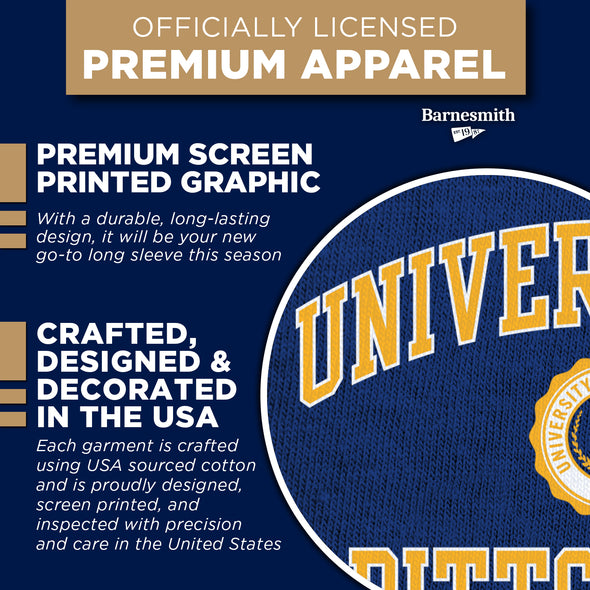 University of Pittsburgh Heritage Long Sleeve T-Shirt (Royal Blue)