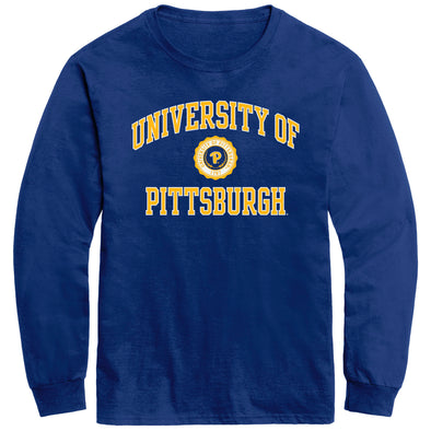 University of Pittsburgh Heritage Long Sleeve T-Shirt (Royal Blue)