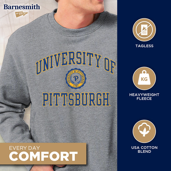 University of Pittsburgh Heritage Sweatshirt (Charcoal Grey)
