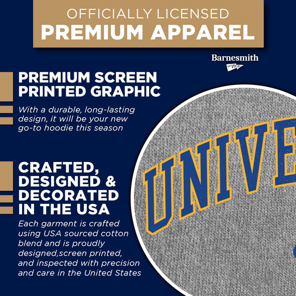 University of Pittsburgh Heritage Hooded Sweatshirt (Charcoal Grey)