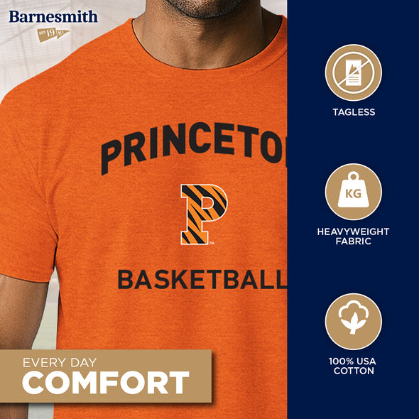 Princeton University Basketball T-Shirt (Orange)