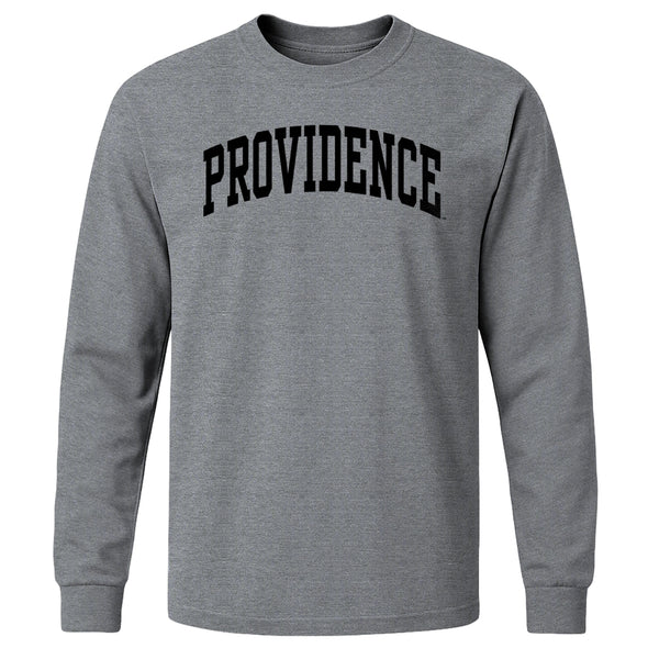Providence College Classic Long Sleeve T-Shirt (Charcoal Grey)