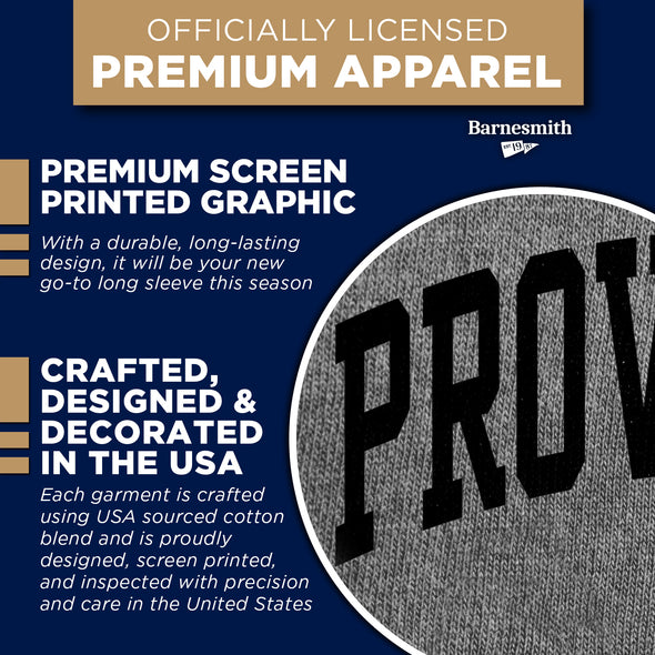 Providence College Classic Long Sleeve T-Shirt (Charcoal Grey)