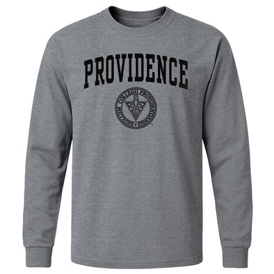 Providence College Heritage Long Sleeve T-Shirt (Charcoal Grey)
