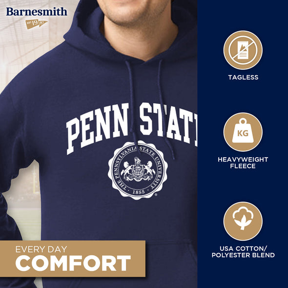 Pennsylvania State University Heritage Hooded Sweatshirt (Navy)