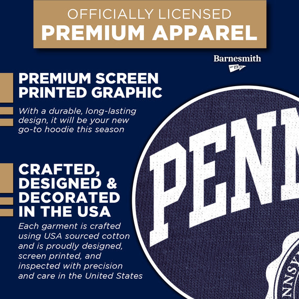 Pennsylvania State University Heritage Hooded Sweatshirt (Navy)