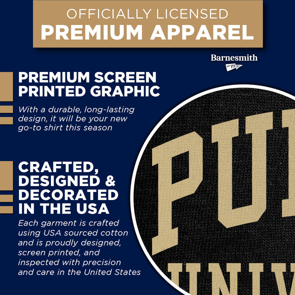 Purdue University Classic T-Shirt (Black)