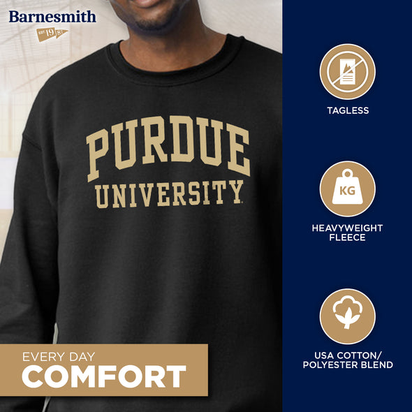 Purdue University Classic Sweatshirt (Black)