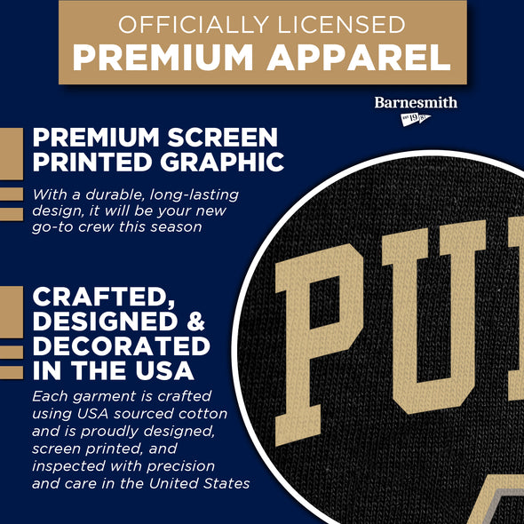 Purdue University Heritage Sweatshirt (Black)