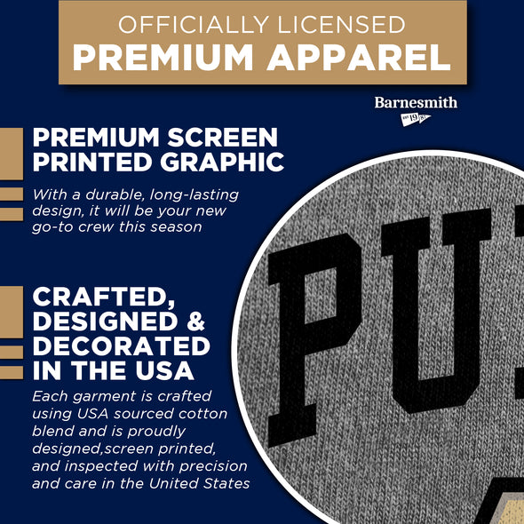 Purdue University Heritage Sweatshirt (Charcoal Grey)