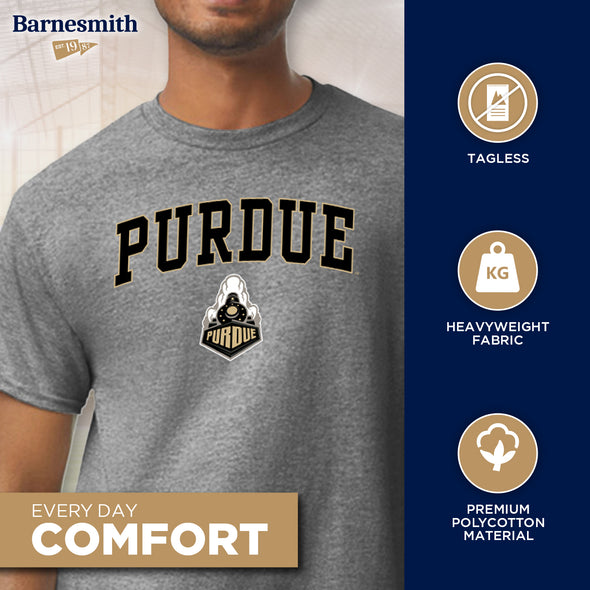 Purdue University Spirit T-Shirt (Charcoal Grey)
