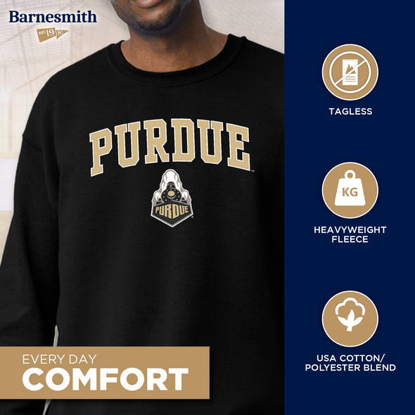 Purdue University Spirit Sweatshirt (Black)