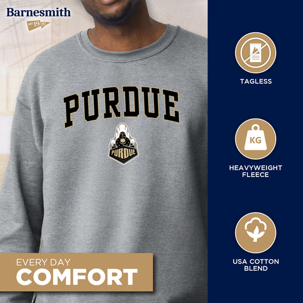 Purdue University Spirit Sweatshirt (Charcoal Grey)