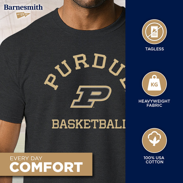 Purdue University Boilermakers Basketball T-Shirt (Black)