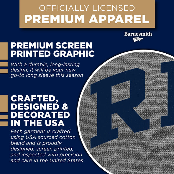 Rice University Classic Long Sleeve T-Shirt (Charcoal Grey)