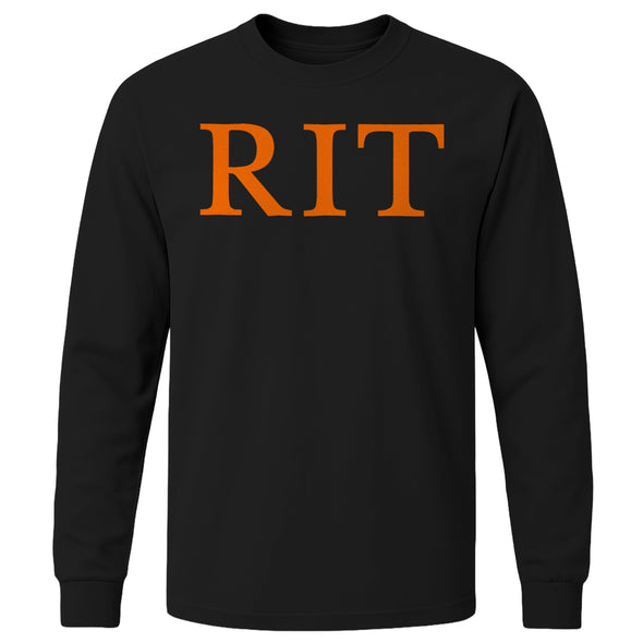 Rochester Institute of Technology Classic Long Sleeve T-Shirt (Black)
