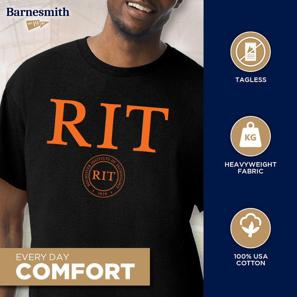 Rochester Institute of Technology Heritage T-Shirt (Black)